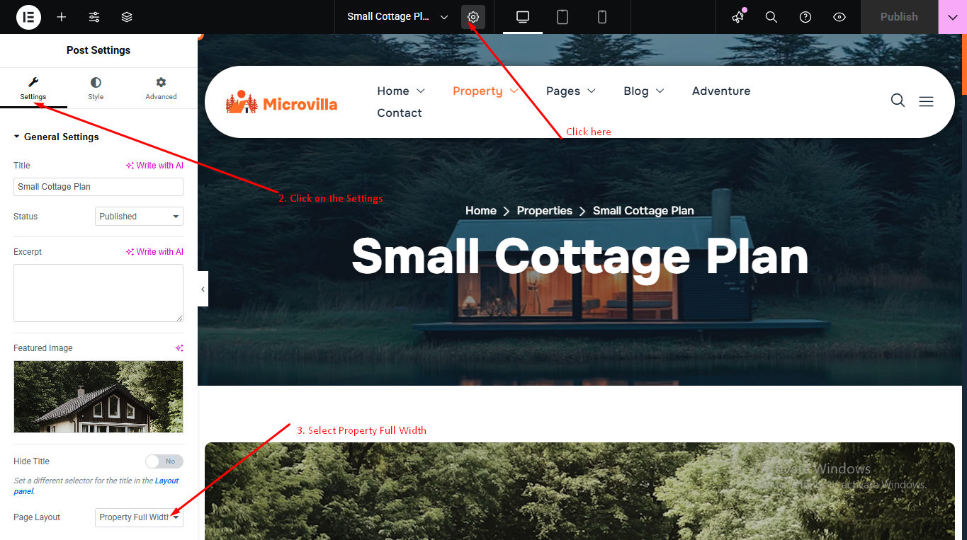 Property Full Width